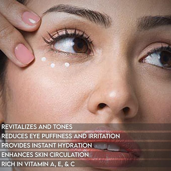 Shira Shir-Organic Pure Cucumber Eye Cream For Dark Circles Eye Puffiness Wrinkles Instant Hydration Anti Aging Eye Cream for All Skin Type (30 ML)