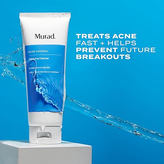 Murad Clarifying Cleanser ? Salicylic Acid &amp Green Tea Formula for Acne Deep Pore Cleansing Oil Control &amp Breakout Prevention for Clear Balanced Healthy-Looking Skin ? 5 Fl Oz