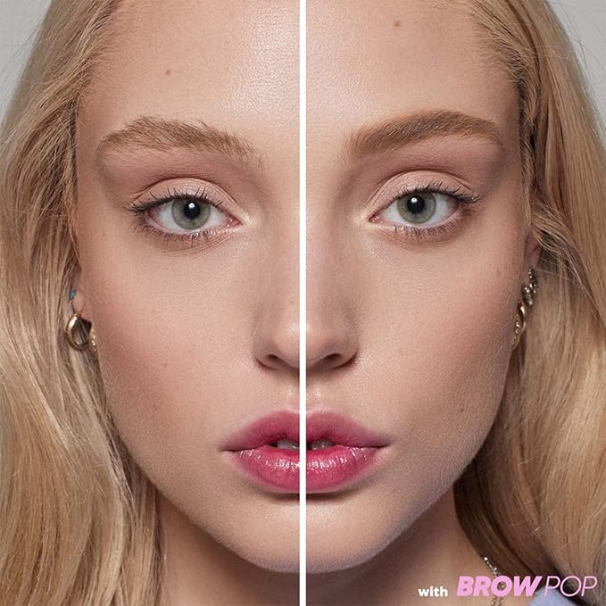 Kosas Brow Pop - Longwear Eyebrow Makeup Dual-Sided Defining Pencil with Castor Oil for Soft Natural Look of Real Hair - Honey Blonde