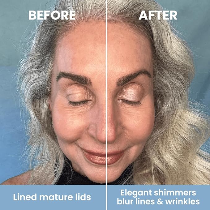 PRIME PROMETICS PrimeEyes Eye Brightener for Mature Women ? Creamy Eye Shadow Sticks ? Easy Application Quick Eye Lift Effect ? Hypoallergenic Long Wear Water-Resistant (Estrella)