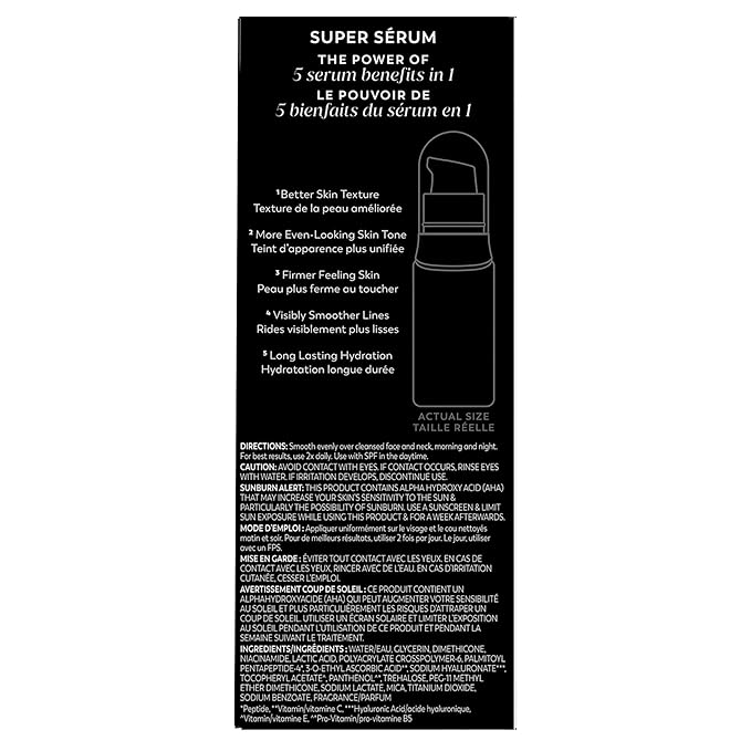 Olay Super Serum and MicroSculpting Cream Mini Duo Best Sellers Kit Super Serum 0.4 FL OZ  MSC 0.5 FL OZ