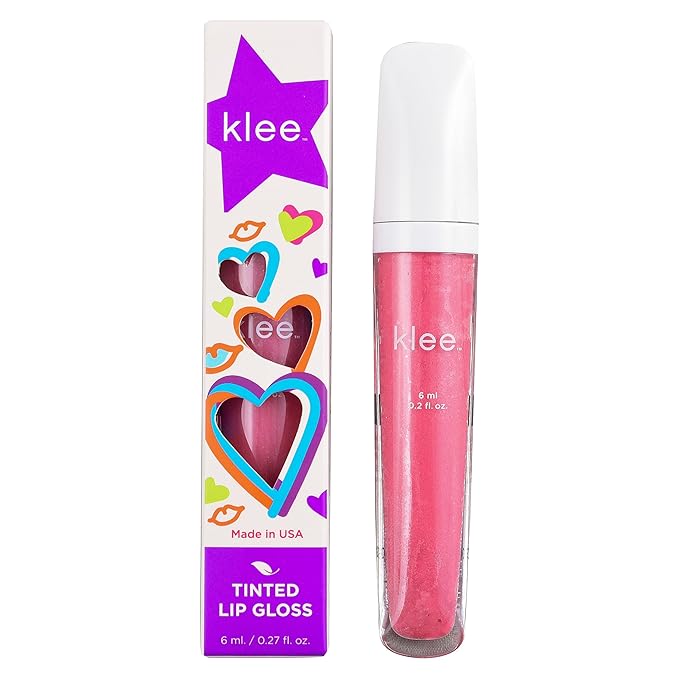 LunaStar Klee Flavored Lip Gloss Bundle. Perfect for kids and tweens. Gentle and Non-Toxic. Made in USA. (Tahoe Interlude/Aspen Rhythm)