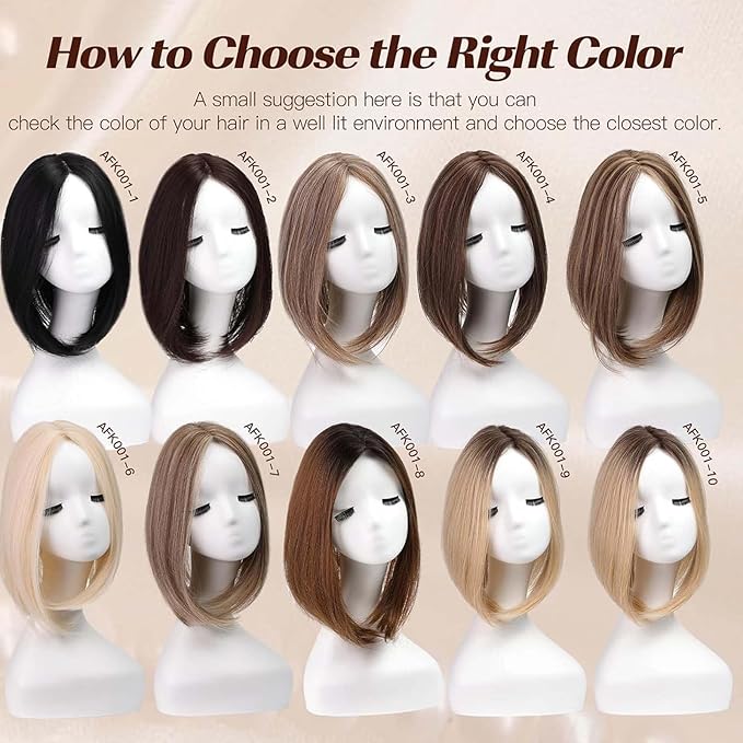 Clip in Hair Pieces for Women Toppers bangs hair clip Thinning Extensions Pieces Wiglets Covers Sparse hair loss