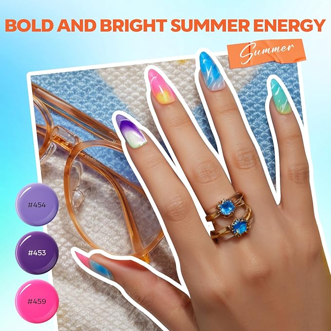 Modelones 133pcs Poly Extension Gel Nail Kit 32 Colors All Seasons Poly Gel kit with Nail Lamp Slip Solution Builder Thickening Manicure Tools for Starter Salon DIY