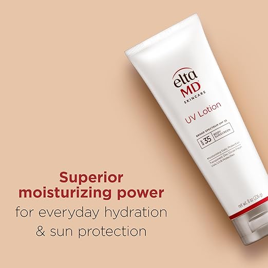 EltaMD UV Lotion Body Sunscreen SPF 30+ Sunscreen Body Lotion with SPF Made with Zinc Oxide and Hyaluronic Acid