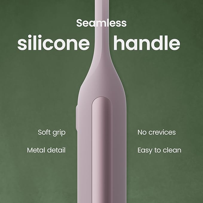 Quip Ultra Next Generation Smart Toothbrush - Timed Electric Toothbrush with Case - Replaceable Brush Head Soft Bristles Silicone Handle 30-Day Battery Life - Travel Toothbrush - Dusk