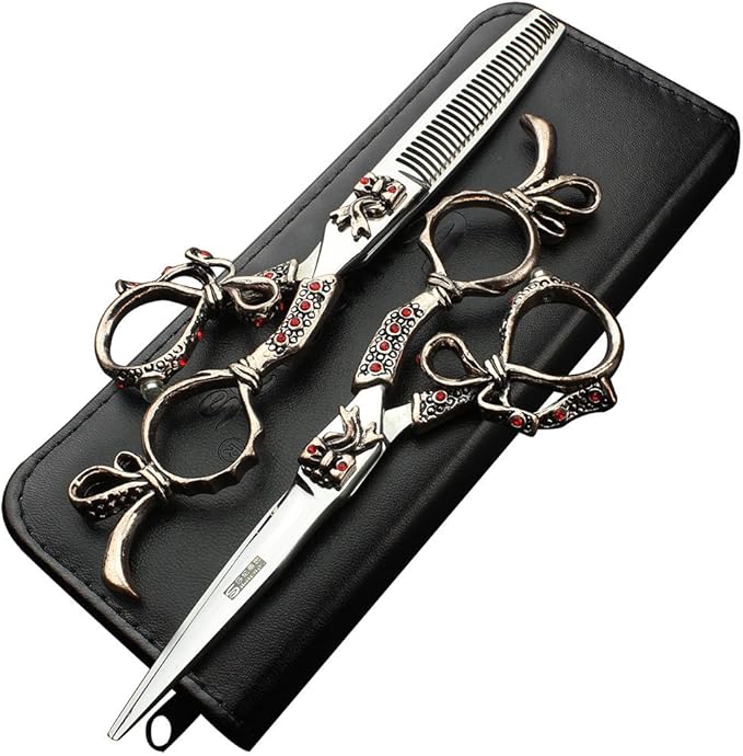 6-inch high-end hair clipper set hairstylist professional hair clipper thin and broken hair clipper
