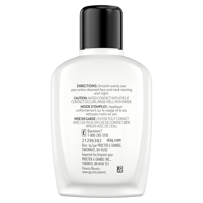 Olay Face Moisturizer active Hydrating Beauty Fluid Lotion Original Facial Moisturizer 4 Oz. (Pack of 2)