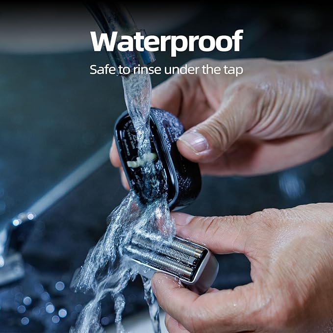 Electric Razor for Men: Foil Shaver with 3D Floating Blades - IPX7 Waterproof Electric Shavers for Men Face USB-C Fast Charge &amp Travel Lock Compact Face Shaver for Men