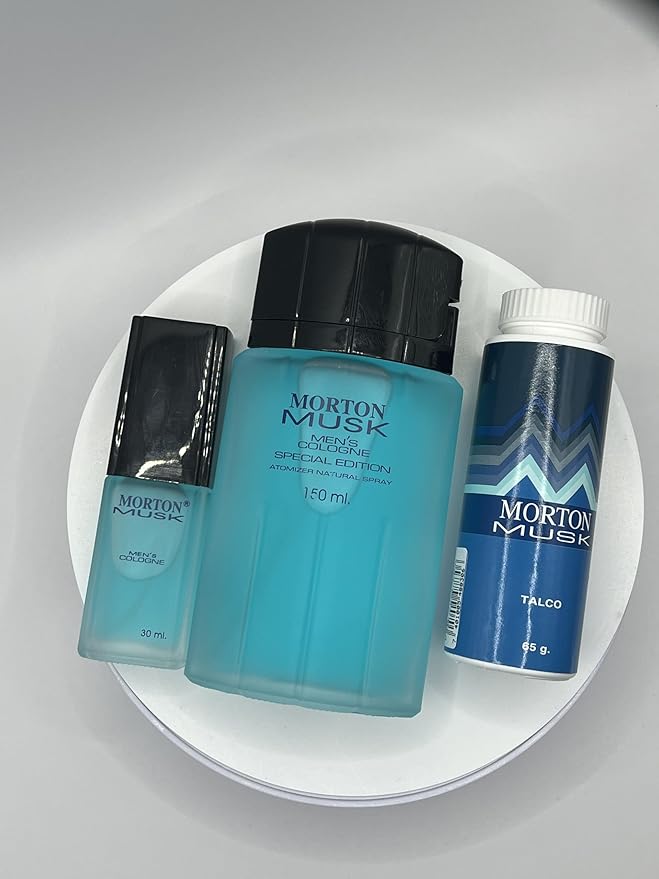 MORTON MUSK KIT DE FRAGANCIA PARA HOMBRE BLUE BOX 150 ML