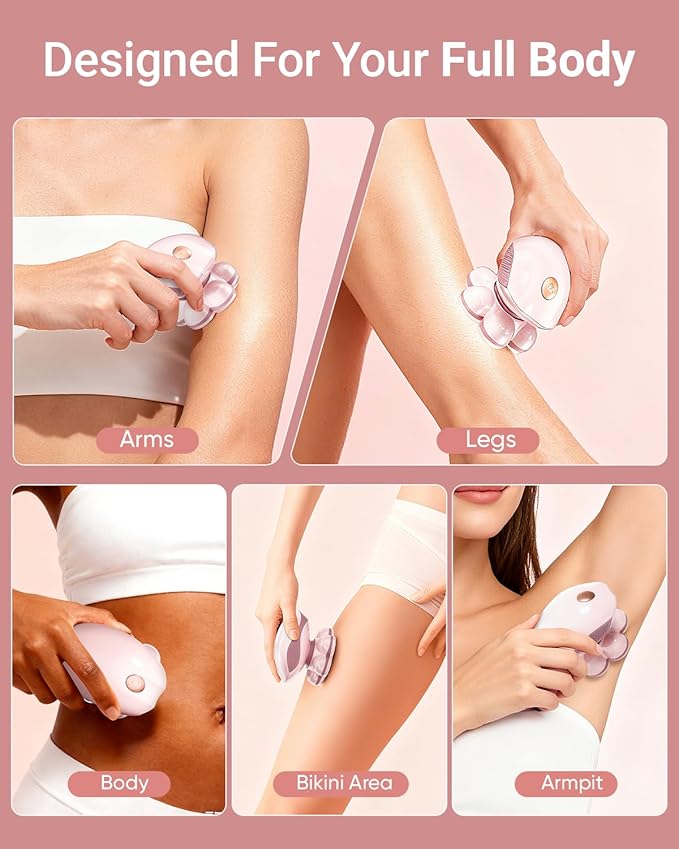 Electric Razors for Women: 2-in-1 Electric Shaver Trimmer for Ladies Flawless Legs &amp Full Body &amp Bikini - Waterproof Wet Dry Shaver w/LED Light &amp Travel Cap - Birthday Gifts for Wife Her