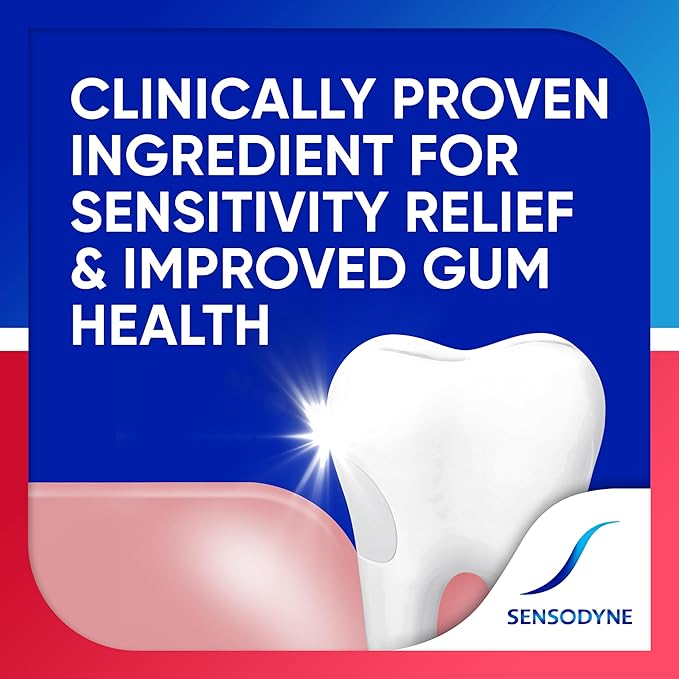 Sensodyne Sensitivity &amp Gum Sensitive Toothpaste for Gingivitis Sensitive Teeth Treatment Clean &amp Fresh - 3.4 oz (pack of 4)