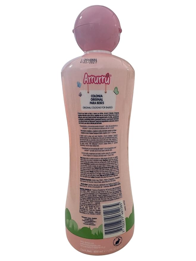 D?o Pack Arrurru Rosado 400 ml (13.52 fl.oz) + Crema Orginal 220 ml (7.43 fl.oz)