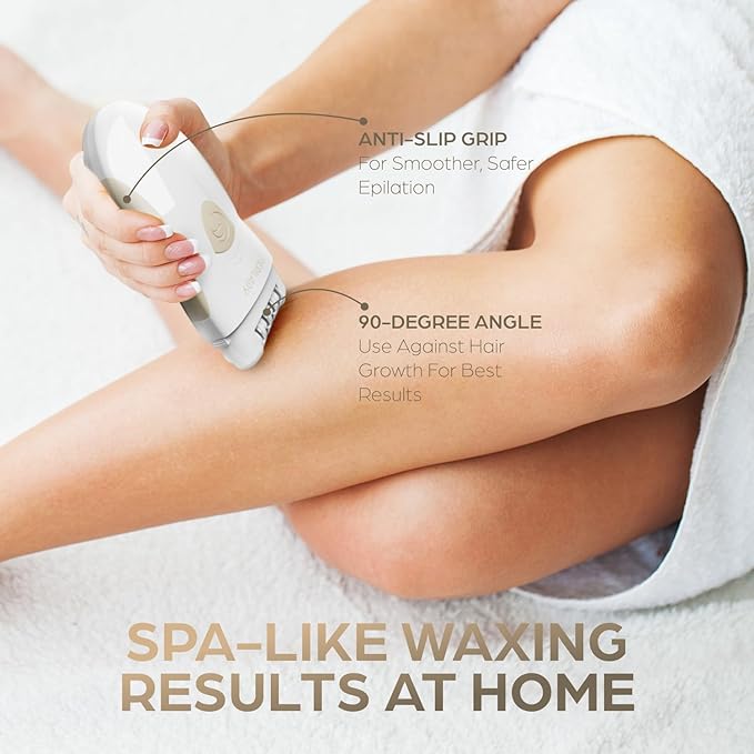 Epilady Legend 5 Rechargeable Cordless Epilator for Women 56-Tweezer Dual Speed Full Body Hair Removal Device for Legs Underarms Bikini &amp Face Long-Lasting Smooth Skin Travel Case Included