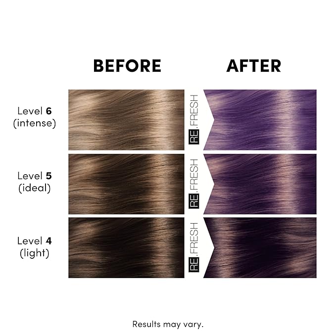 Lisap Color Depositing Hair Mask Violet 8.45 oz Hair Gloss Toner Deep Conditioning Hair Mask Dry Damaged or Color Treated Hair Repair With Hydrating Camellia Oil For Shine &amp Moisturization
