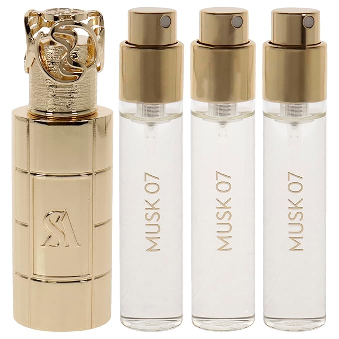Swiss Arabian Musk 07 Trio Pack for Unisex - 3 x 1 oz EDP Spray Travel Spray Case