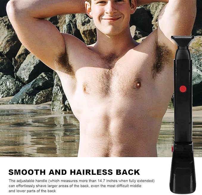 Generic Back Body Electric Shaver - Full Body Leg Hair Removal Back Hair Body Removal Tools | Body Shaving Groomer Electric Back Hair Shaver Back Shaver Body Grooming Trimmers for Men and Women