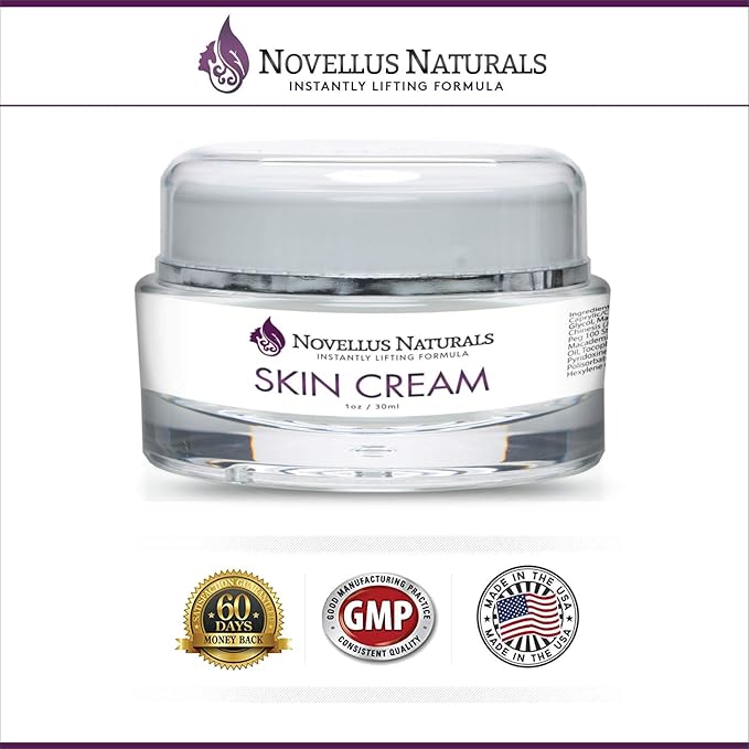 Novellus Naturals- Instant Lifting Formula- Luxury Facial Moisturizer- Anti-Aging Ingredients Designed to Diminish Fine Lines and Wrinkles Even Skintone and Complexion- Extensive Hydration