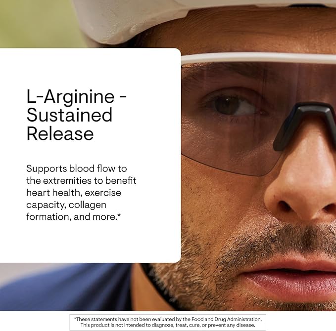 THORNE - L-Arginine Sustained Release (Formerly Perfusia-SR) - Support Heart Function Nitric Oxide Production &amp Optimal Blood Flow* - 60 Servings