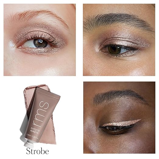 RMS Beauty Eyelights Cream Eyeshadow Long-Wear Hydrating Creamy Eyeshadow for Luminous Buildable Natural Color Smudge-Resistant Blendable Formula in Multiple Shades 0.23 oz