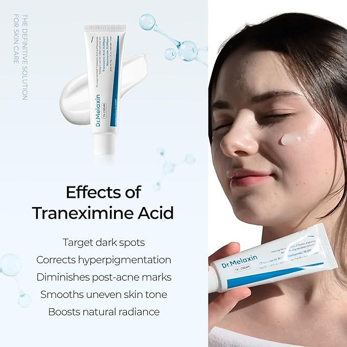 DR.Melaxin TX Tranexamic Acid CREAM | Skin freckle Cream Blemishes Anti-pigmetation korean skin care | Korean Cosmetics | 1.7 fl oz (50 ml)