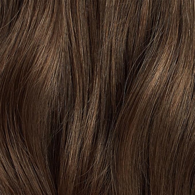 Luxy 100% Remy Human Hair Extensions for Thin Hair Thinning Hair Fill-Ins ? 6 Seamless Wefts Multi-Dimensional Color Blend - Natural-Looking Volume &amp Coverage 80 grams 16 Neutral Brown Thinning