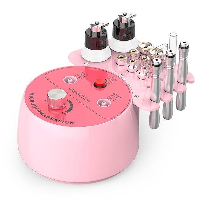 Diamond Microdermabrasion Machine Professional for Facial UNOISETION 3 in 1 Home Microdermabrasion Machine for Skin Exfoliating Blackhead Removal Spray Facial Moisturizing