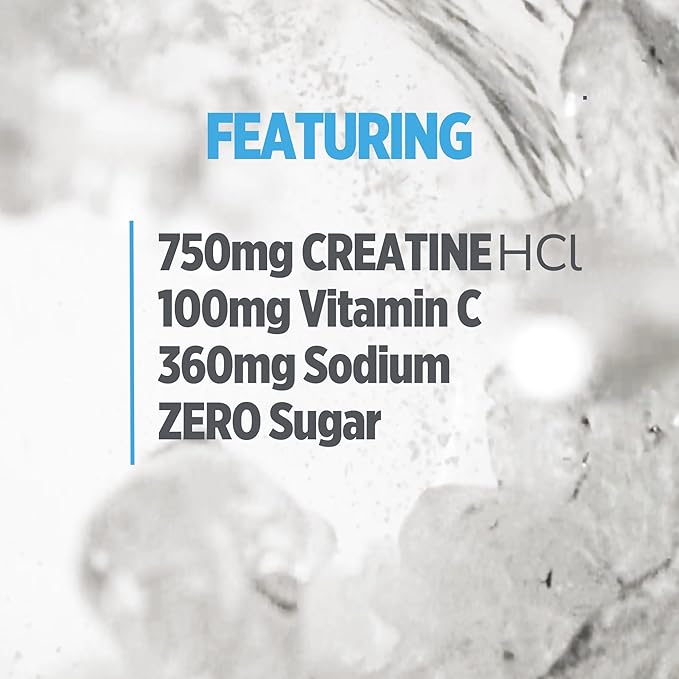 CON-CRET Creatine HCl + Hydration | Electrolyte Powder Tub | Lemon Lime | Sugar Free Electrolytes | Rehydration Formula w Potassium Sodium Zinc Magnesium to Hydrate &amp Recover (40 serv)
