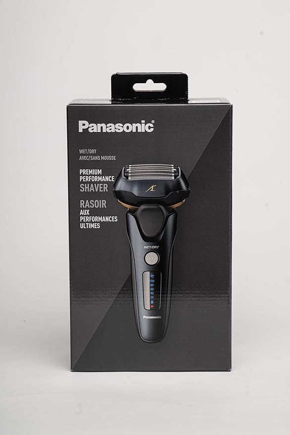 Panasonic ARC5 Electric Razor for Men with Pop-Up Trimmer Wet/Dry 5-Blade Shaver Men's Electric Razors for Shaving Face with Intelligent Shave Sensor and 16D Pivoting Head ES-LV67-K (Black)