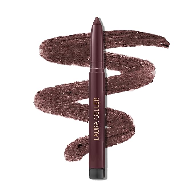 LAURA GELLER NEW YORK Kajal Longwear Kohl Eyeliner Pencil - Royal Quartz - Caffeine and Vitamin E - Smooth &amp Blendable Liner - Built-In Sharpener
