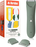 MERIDIAN Slimmer Trimmer ? Electric Razor for Women Bikini Line &amp Pubic Hair Trimmer Rechargeable &amp Waterproof Painless Flawless Shave for Sensitive Skin Gentle Quiet &amp Travel-Friend