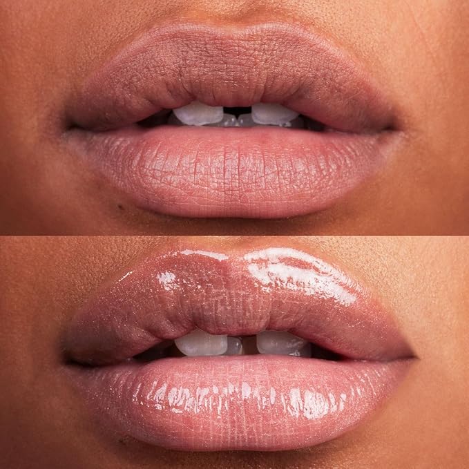 Kosas Wet Lip Oil Gloss - Hydrating Lip Plumping Treatment with Hyaluronic Acid &amp Peptides Non-Sticky Finish (Unzipped)