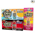 5-Hour Energy Extra Strength Shots Variety Pack 30 Count (1.93 fl oz) - Extra Strength Berry Tidal Twist Strawberry Banana Flavors