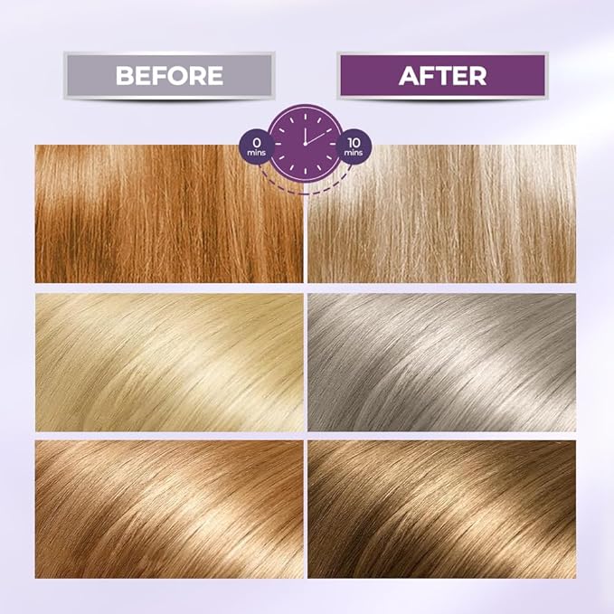 Karseell For Blonde Silver Gray Highlighted Hair Purple Hair Mask Professional Neutralizes Brass &amp Yellow Tones 16.90 oz 500ml