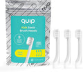 quip Sonic Toothbrush Replacement Heads for Kids - 3 Pack - Verified quip Small Brush Head Refills for Electric Toothbrushes - Soft Bristles Compact &amp Flexible - Last 3 Months Each