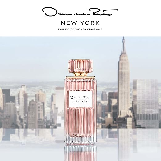 Oscar de la Renta New York Eau de Parfum 3 Piece Gift Set for Women - Perfume Spray 3.4 Fl. Oz Purse Travel Spray 0.5 Fl. Oz and Body Lotion 3.4 Fl. Oz.