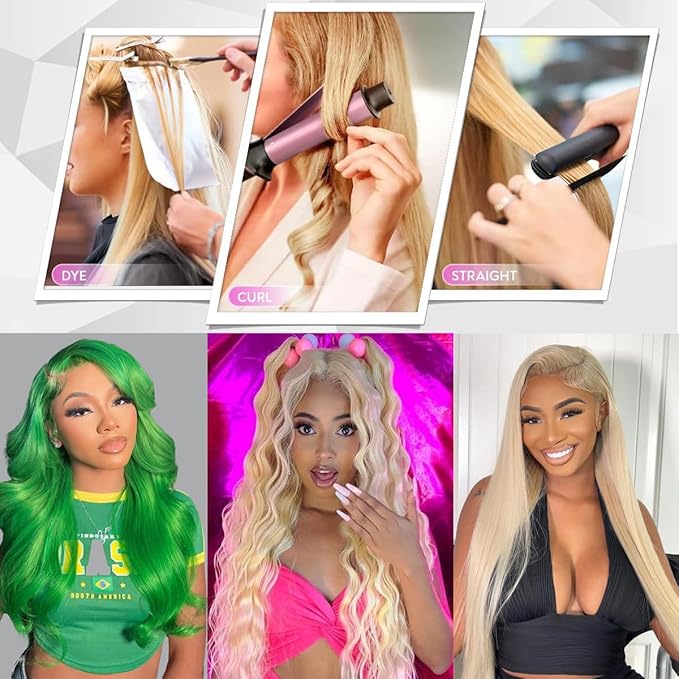 613 Human Hair Bundles Body Wave Blonde 1 Bundles 12 Inch 100% Unprocessed 12A Grade Brazilian Virgin Hair Extensions for Women Soft and Silky No Smelling Can Be Dyed Or Restyled