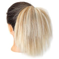 FRANCES Fake Hair Bun 1 Pack Synthetic Messy Bun with Elastic Rubber Band Wig Straight Hair Ponytail Extensions Hair Bun for Women Hair Accessories (Color : 27T613)