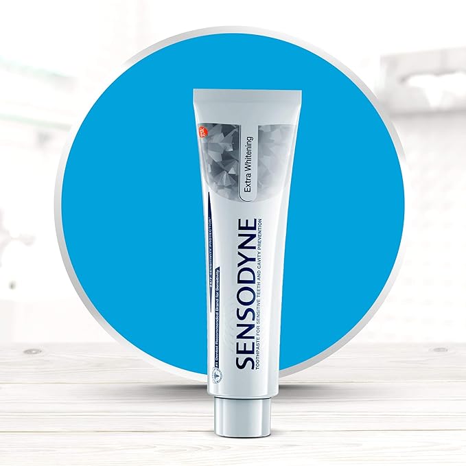 Sensodyne 24/7 Sensitivity Protection Extra Whitening Toothpaste 6.5 Ounce Tubes (Pack of 3)