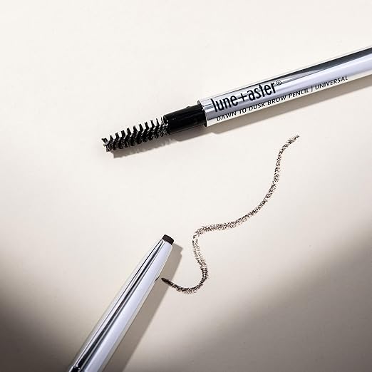 Lune+Aster Brow Pencil | Universal Eyebrow Pencil With Spoolie Brush. Longwear Formula. No Sharpening Required. Vegan &amp Gluten Free