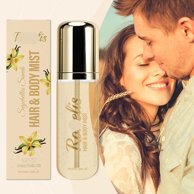 Vanilla Body Fragrance Spray - Long-Lasting Natural Scent For Wrists Neck &amp Hair - Perfect For Daily Wear &amp Dates(3PCS)