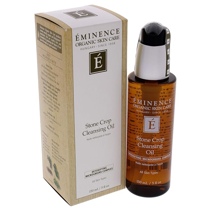 Eminence Organic Skincare Stone Crop Cleansing Oil Multi Unscented 5 Fl Oz