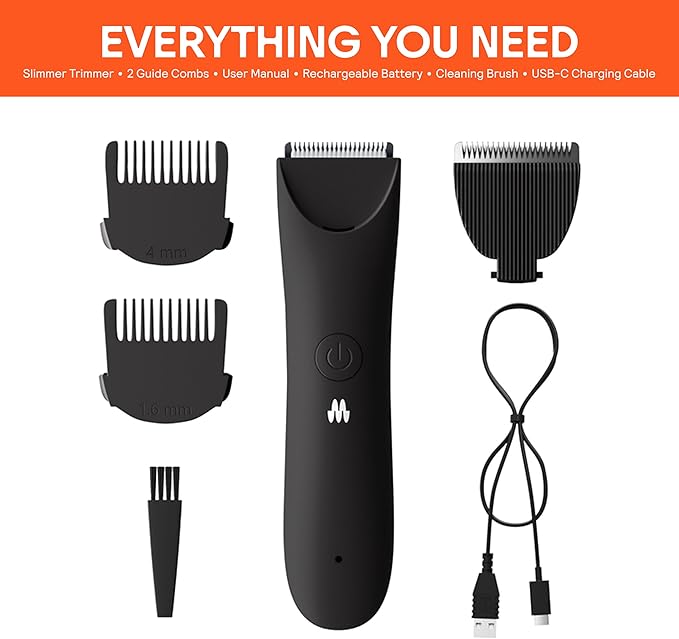 MERIDIAN Slimmer Trimmer ? Electric Razor for Women Bikini Line &amp Pubic Hair Trimmer Rechargeable &amp Waterproof Painless Flawless Shave for Sensitive Skin Gentle Quiet &amp Travel-Friend