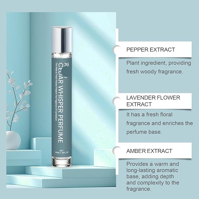 Enchanting Lavender Perfume - Long-Lasting Natural Fragrance For All-Day Freshness And Charisma(3PCS)