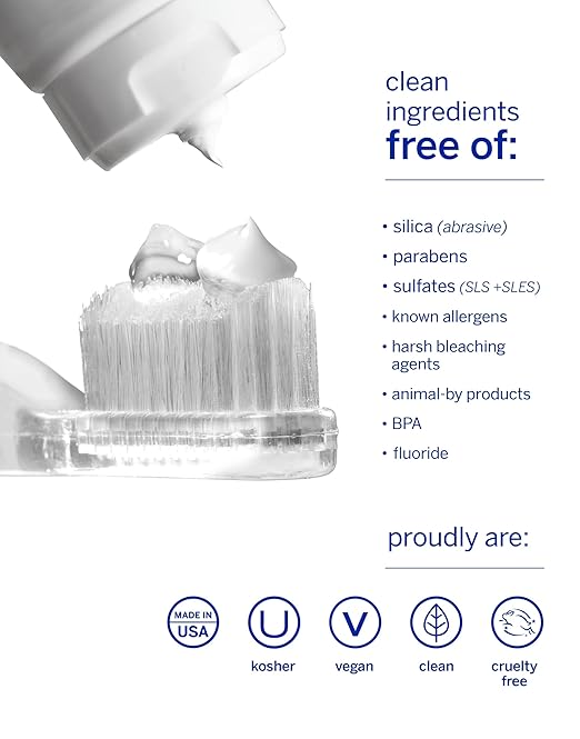 Supersmile Professional Teeth Whitening Toothpaste - Fluoride Free for Visibly Brighter Smile - Whitens up to 6 Shades