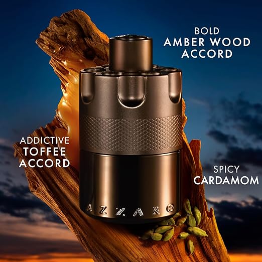 Azzaro The Most Wanted Eau de Parfum Intense 3-Piece Set ($190 Value) ? Cologne for Men ?Foug?re Woody Fragrance 3.4 fl oz &amp 0.34 fl oz Travel Size Spray Hair &amp Body Wash