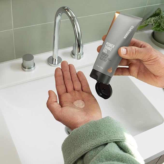 MANSCAPED® The Dome Shaver??PRO Package - Head Shaver for Bald Men Five Rotary Blade Design with SkinSafe® &amp FlexAdjust Technology Head &amp Face Power Shave Gel Dome Soother Aftershave Lotion