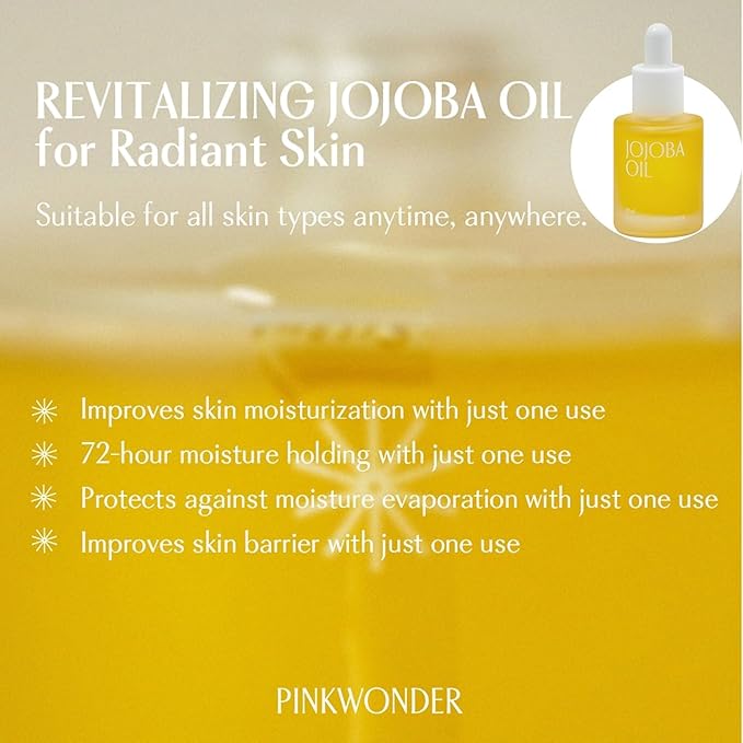 PINKWONDER Beginner Edition Skincare Set | USDA Organic Jojoba Oil | Hydrating &amp Soothing Routine | Travel Essentials for Women | Korean Skincare Gift