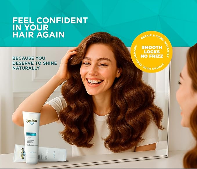 Hair Mask ? Deep Conditioner for Dry Damaged &amp Color Treated Hair ? Protein Treatment for Frizz Control Growth &amp Repair ? Ideal for Curly Hair ? 8 fl oz