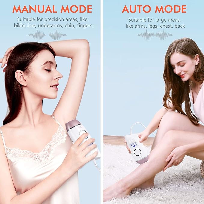 IMENE Permanent Hair Removal Machine for Women &amp Men 500000 Flashes IPL System with Ice Care Function for Full Body Home Use - Safest and Fastest IPL Technology